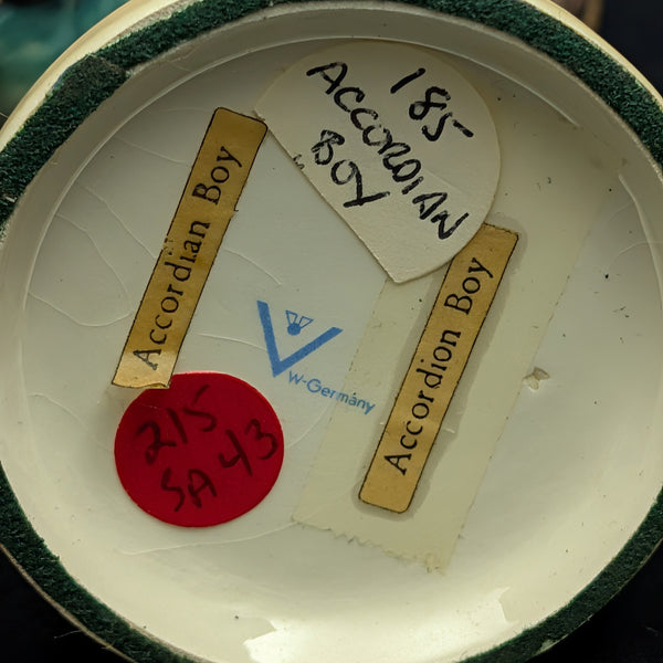 Vintage Hummel Figurine #185 "Accordion Boy" (Goebel, W. Germany) 🇩🇪🎶👦