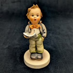 Vintage Hummel Figurine #135 "Soloist" (Goebel, Western Germany Era) 🇩🇪🎤👦