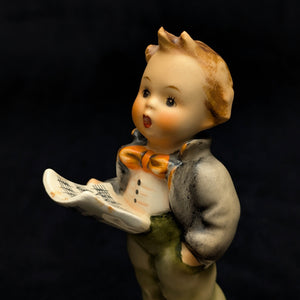 Vintage Hummel Figurine #135 "Soloist" (Goebel, Western Germany Era) 🇩🇪🎤👦