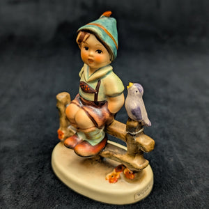 Vintage Hummel Figurine #111 "Wayside Harmony" (Goebel, W. Germany) 🇩🇪👦🐦