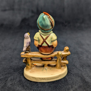 Vintage Hummel Figurine #111 "Wayside Harmony" (Goebel, W. Germany) 🇩🇪👦🐦