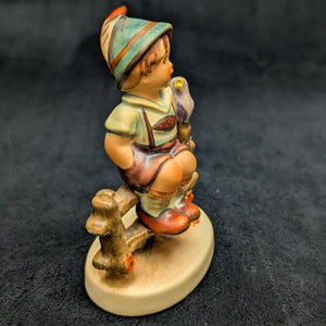 Vintage Hummel Figurine #111 "Wayside Harmony" (Goebel, W. Germany) 🇩🇪👦🐦