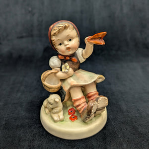RARE Vintage Hummel Figurine #65 "Little Shepherdess" (TMK-1 Crown Mark, 1935–1949) 🇩🇪👑🐑