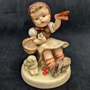 RARE Vintage Hummel Figurine #65 "Little Shepherdess" (TMK-1 Crown Mark, 1935–1949) 🇩🇪👑🐑