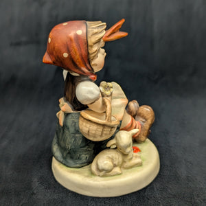 RARE Vintage Hummel Figurine #65 "Little Shepherdess" (TMK-1 Crown Mark, 1935–1949) 🇩🇪👑🐑