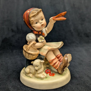 RARE Vintage Hummel Figurine #65 "Little Shepherdess" (TMK-1 Crown Mark, 1935–1949) 🇩🇪👑🐑