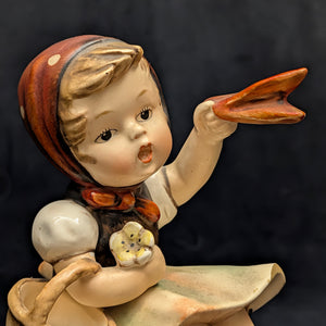 RARE Vintage Hummel Figurine #65 "Little Shepherdess" (TMK-1 Crown Mark, 1935–1949) 🇩🇪👑🐑