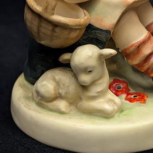 RARE Vintage Hummel Figurine #65 "Little Shepherdess" (TMK-1 Crown Mark, 1935–1949) 🇩🇪👑🐑