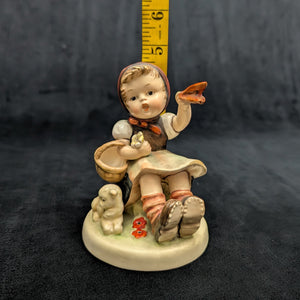 RARE Vintage Hummel Figurine #65 "Little Shepherdess" (TMK-1 Crown Mark, 1935–1949) 🇩🇪👑🐑