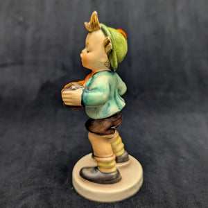 Vintage Hummel Figurine #185 "Accordion Boy" (W. Germany, HEAVY CRAZING) 🇩🇪🎶⚠️