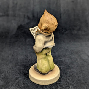 Vintage Hummel Figurine #135 "Soloist" (W. Germany, Severe Crazing) 🇩🇪🎤⚠️