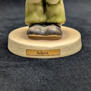 Vintage Hummel Figurine #135 "Soloist" (W. Germany, Severe Crazing) 🇩🇪🎤⚠️