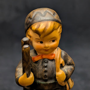 Vintage Hummel Figurine #12 "Chimney Sweep" (Early Mark, Heavy Crazing) 🇩🇪🧹🍀