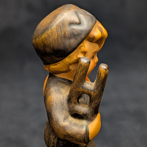 Vintage Hummel Figurine #12 "Chimney Sweep" (Early Mark, Heavy Crazing) 🇩🇪🧹🍀