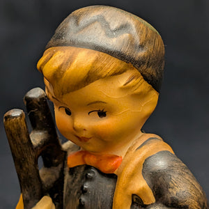 Vintage Hummel Figurine #12 "Chimney Sweep" (Early Mark, Heavy Crazing) 🇩🇪🧹🍀