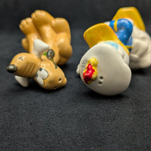 Vintage Disney Figural Set (Mickey, Donald Chef, Pluto) by Enesco – 4 Pieces 🐭🦆🐶🧂