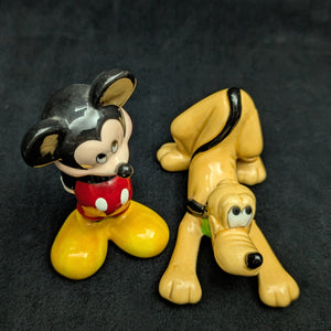 Vintage Disney Figural Set (Mickey, Donald Chef, Pluto) by Enesco – 4 Pieces 🐭🦆🐶🧂