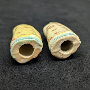 Vintage Chinese Ceramic Figurines Set of 6 (Fuk Luk Sau / Three Star Gods) 🇨🇳💰🍑