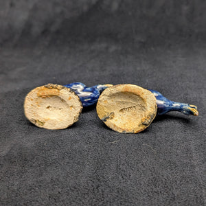 Vintage Miniature Ceramic Waterfowl Figurine Set (10 Pcs, Crackle Glaze, Marked China) 🦢🦆🎨