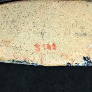 Chinese Penjing Planter Set (5 Ruyi Scepter Pots with Dragon Motif), Export Stoneware, Circa 1970s 🇨🇳🐉✨