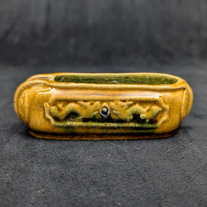 Chinese Penjing Planter Set (5 Ruyi Scepter Pots with Dragon Motif), Export Stoneware, Circa 1970s 🇨🇳🐉✨