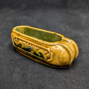 Chinese Penjing Planter Set (5 Ruyi Scepter Pots with Dragon Motif), Export Stoneware, Circa 1970s 🇨🇳🐉✨