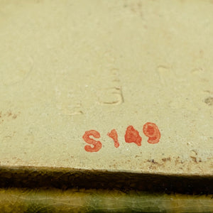 Chinese Penjing Planter Set (5 Ruyi Scepter Pots with Dragon Motif), Export Stoneware, Circa 1970s 🇨🇳🐉✨