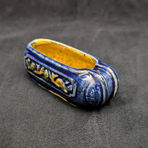 Chinese Penjing Planter Set (5 Ruyi Scepter Pots with Dragon Motif), Export Stoneware, Circa 1970s 🇨🇳🐉✨