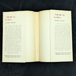 Animal Farm by George Orwell (1946 First American Edition) - Original Art Brenner Dust Jacket 🐖📚🚩
