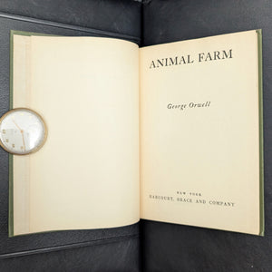 Animal Farm by George Orwell (1946 First American Edition) - Original Art Brenner Dust Jacket 🐖📚🚩