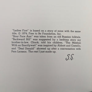 A Light in the Attic by Shel Silverstein (Very Early 1981/1982 Printing) - Dated 10th Birthday Gift 🎁📜✍️