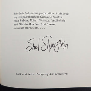 A Light in the Attic by Shel Silverstein (Very Early 1981/1982 Printing) - Dated 10th Birthday Gift 🎁📜✍️