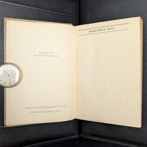 Dangerous Days by Mary Roberts Rinehart (1919 First Edition) - WWII-Dated California Artifact 🇺🇸📜✈️