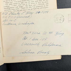 Dangerous Days by Mary Roberts Rinehart (1919 First Edition) - WWII-Dated California Artifact 🇺🇸📜✈️