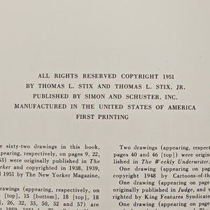 Slightly Underwritten by Thomas L. Stix (1951 First Edition) - Mid-Century Insurance Cartoon Collection 📜💰🚗