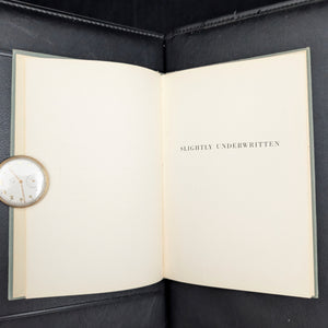 Slightly Underwritten by Thomas L. Stix (1951 First Edition) - Mid-Century Insurance Cartoon Collection 📜💰🚗