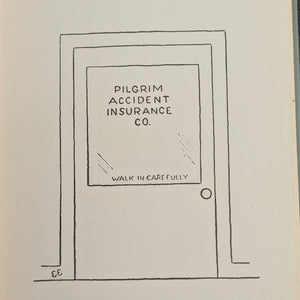 Slightly Underwritten by Thomas L. Stix (1951 First Edition) - Mid-Century Insurance Cartoon Collection 📜💰🚗