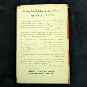Miracle on 34th Street by Valentine Davies (1947 First Edition) - Iconic Christmas Classic in Original Dust Jacket 🎄🎅🎁