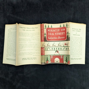 Miracle on 34th Street by Valentine Davies (1947 First Edition) - Iconic Christmas Classic in Original Dust Jacket 🎄🎅🎁