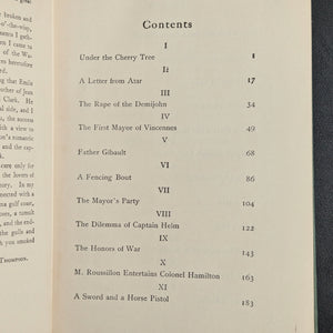 Alice of Old Vincennes by Maurice Thompson (1900 Copyright Reprint) - Tri-Color Decorative Binding 🗡️🏰🇺🇸