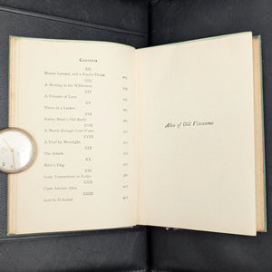 Alice of Old Vincennes by Maurice Thompson (1900 Copyright Reprint) - Tri-Color Decorative Binding 🗡️🏰🇺🇸