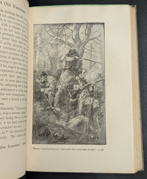Alice of Old Vincennes by Maurice Thompson (1900 Copyright Reprint) - Tri-Color Decorative Binding 🗡️🏰🇺🇸