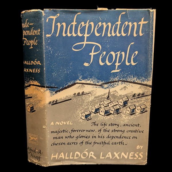 Independent People by Halldór Laxness (1946 First American Edition) - Nobel Prize Author & Original Dust Jacket 🇮🇸📚🐑