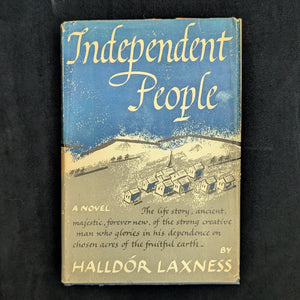 Independent People by Halldór Laxness (1946 First American Edition) - Nobel Prize Author & Original Dust Jacket 🇮🇸📚🐑