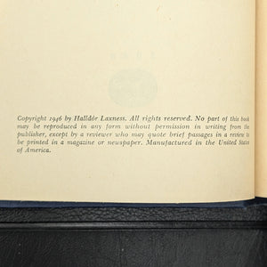 Independent People by Halldór Laxness (1946 First American Edition) - Nobel Prize Author & Original Dust Jacket 🇮🇸📚🐑