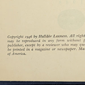 Independent People by Halldór Laxness (1946 First American Edition) - Nobel Prize Author & Original Dust Jacket 🇮🇸📚🐑