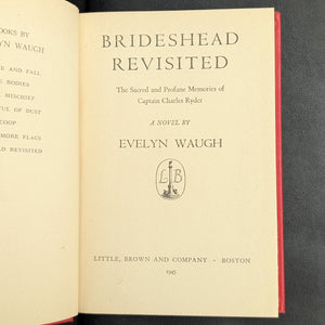 Brideshead Revisited by Evelyn Waugh (First Global Edition, 1945, in Original Dust Jacket) 🇬🇧📚🏰