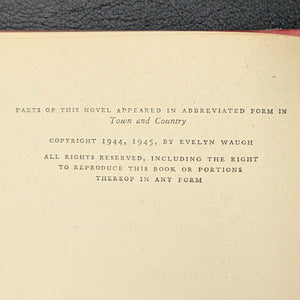 Brideshead Revisited by Evelyn Waugh (First Global Edition, 1945, in Original Dust Jacket) 🇬🇧📚🏰