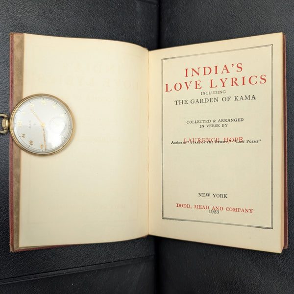 India’s Love Lyrics by Laurence Hope (1923 Decorative Reprint) - Exotic Poetry & Art Deco Binding 🌶️📜🌺
