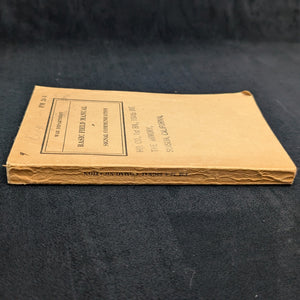 Basic Field Manual, Signal Communication (FM 24-5), U.S. War Dept. (1939) - Suisun, CA Military Ephemera 🇺🇸📞⚔️